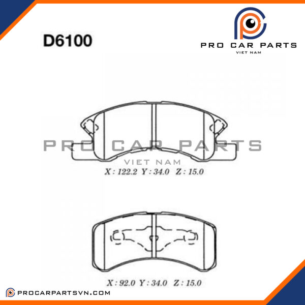 Bố thắng trước mitsubishi attrage,