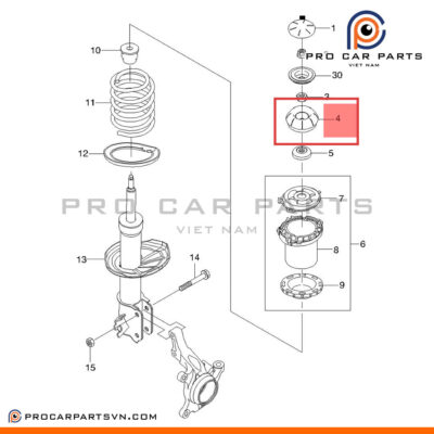 Bát bèo phuộc trước Lacetti 2004-2013