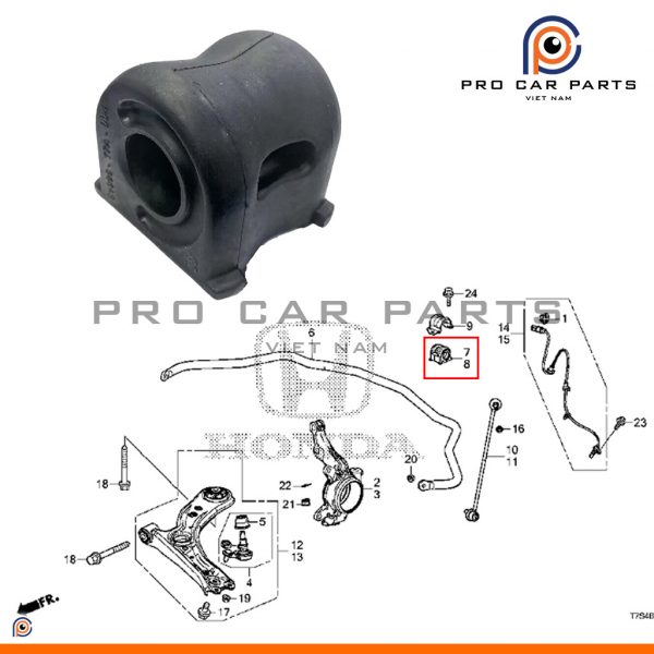 Cao su cân bằng trước Honda HRV 2018-2022