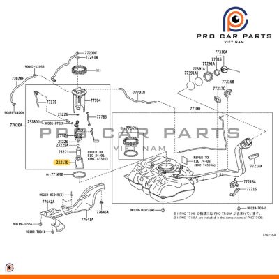 Lưới lọc bơm xăng Vios 2013-
