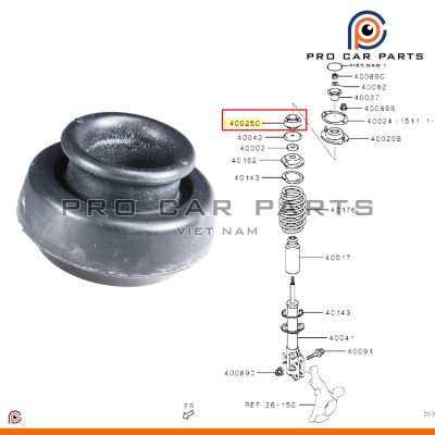 Ruột ép bát bèo phuộc trước Mirage 2012-2019
