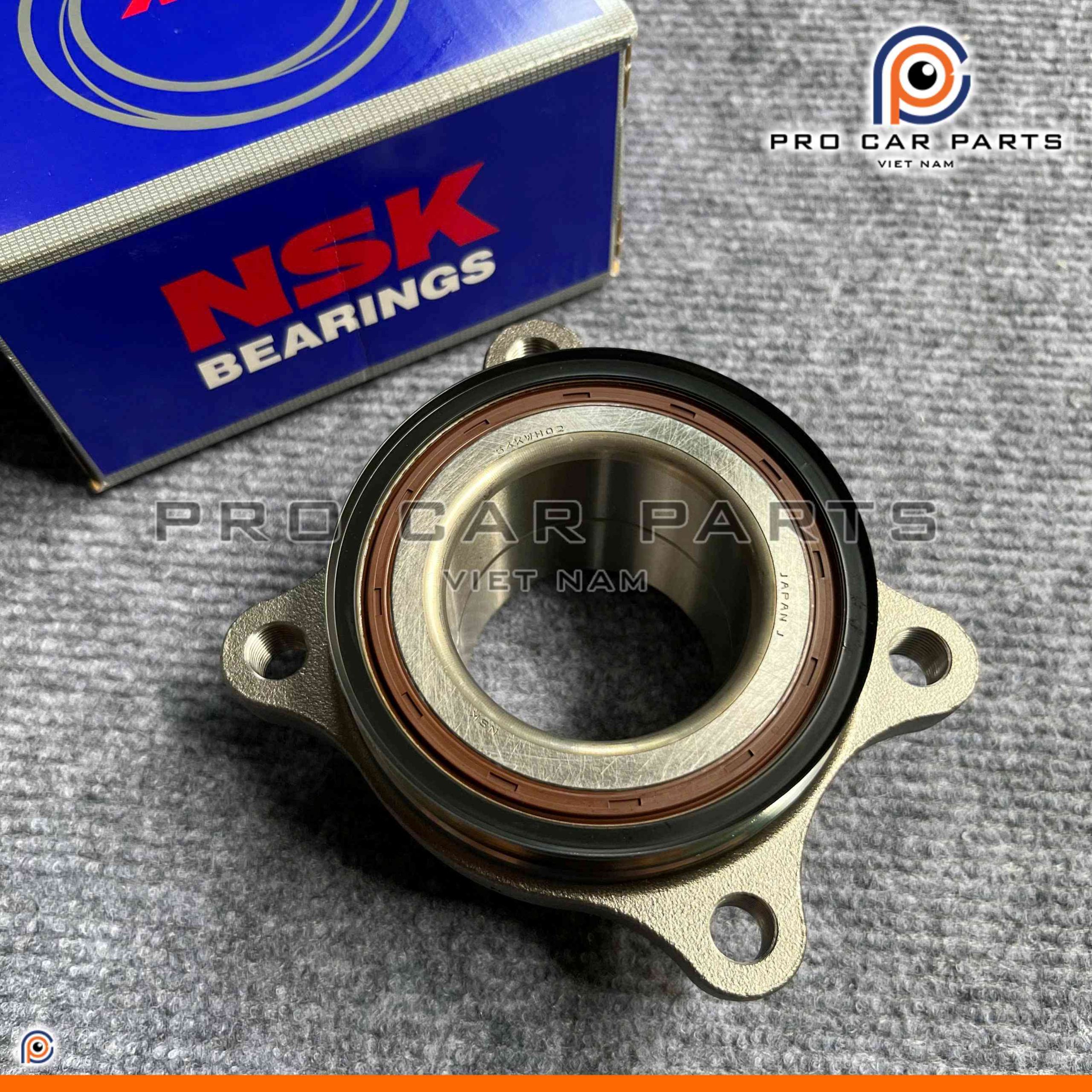 Bạc Đạn Bánh Trước Hiace 2004- (không ABS) Dầu NSK 54KWH02