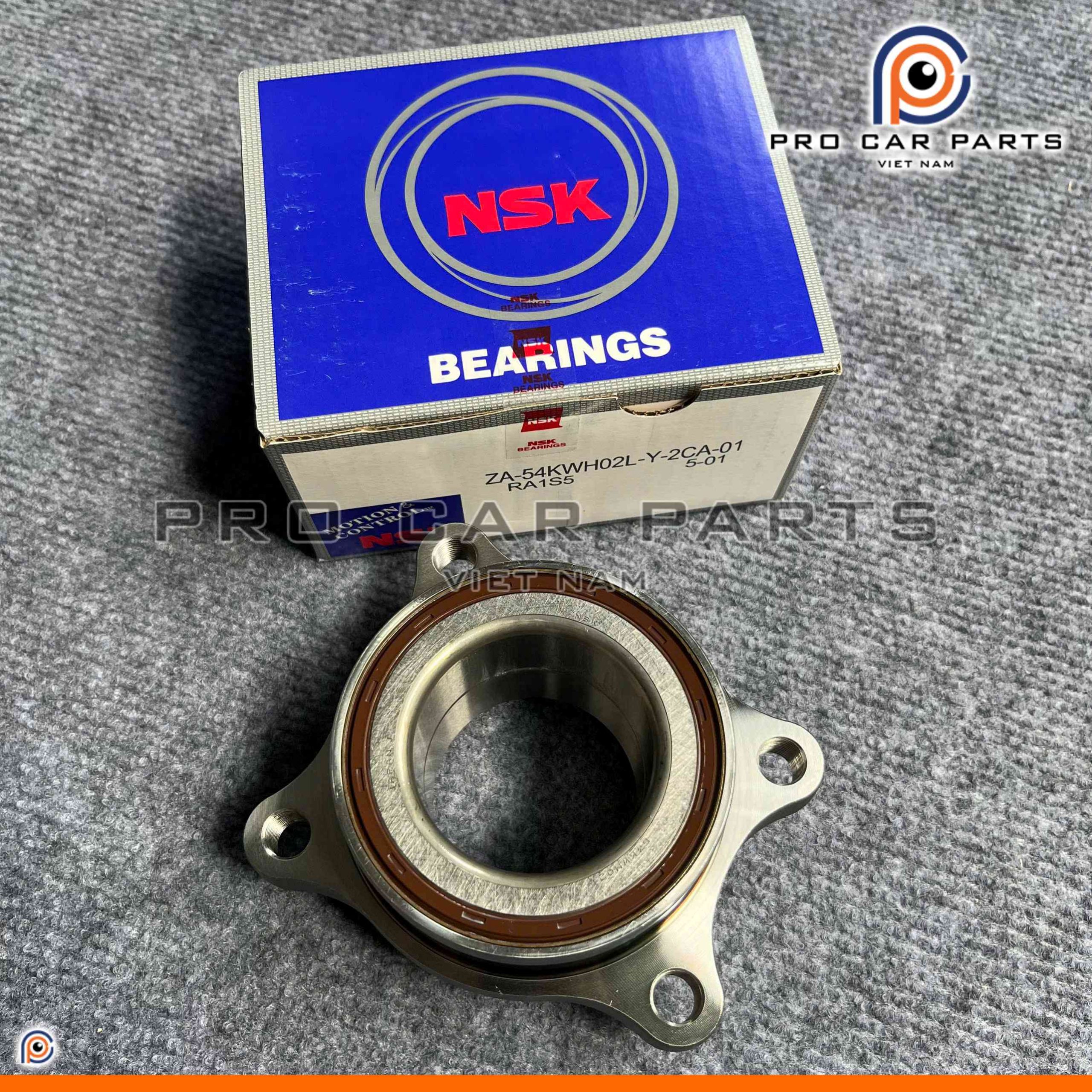 Bạc Đạn Bánh Trước Hiace 2004- (không ABS) Dầu NSK 54KWH02