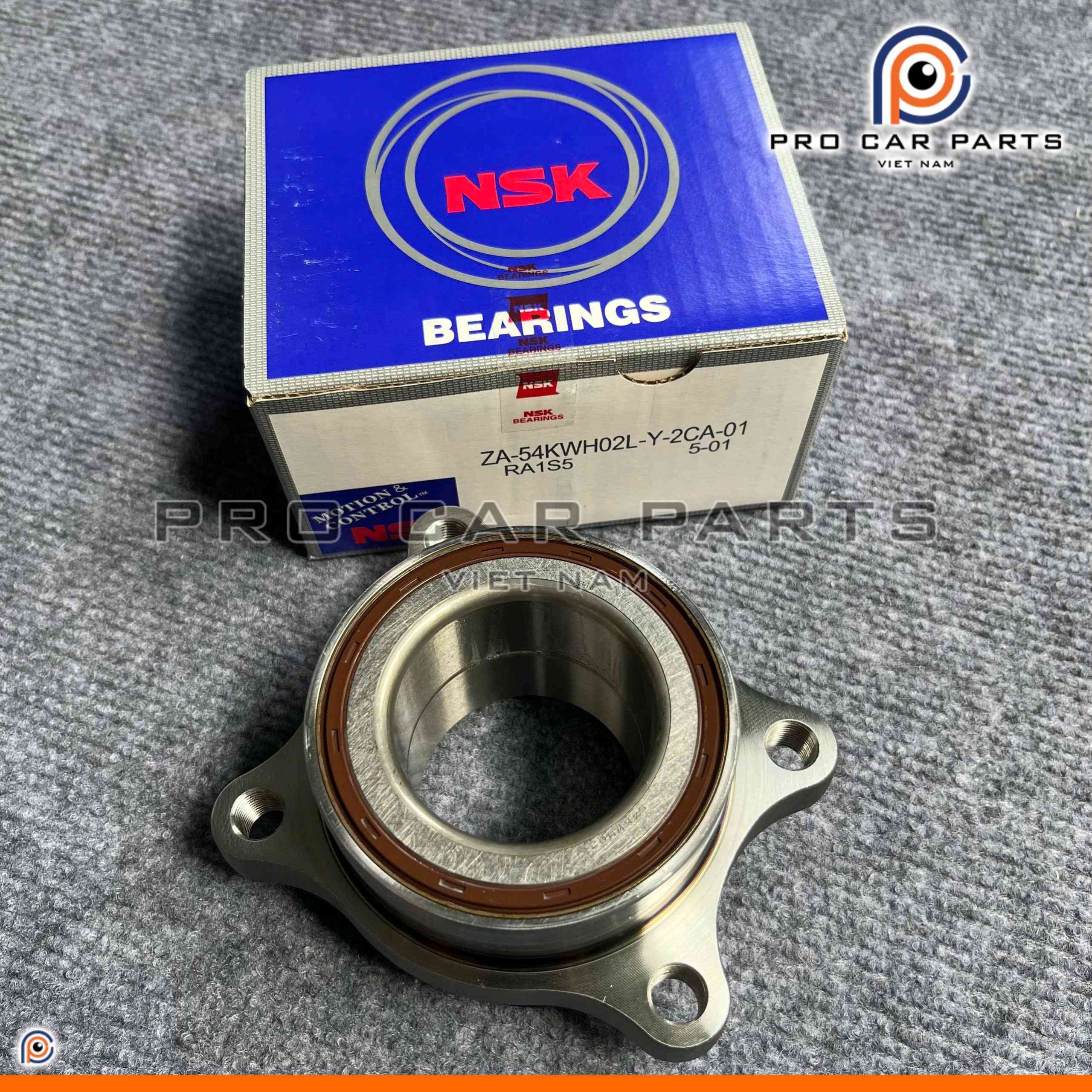 Bạc Đạn Bánh Trước Hiace 2004- (không ABS) Dầu NSK 54KWH02