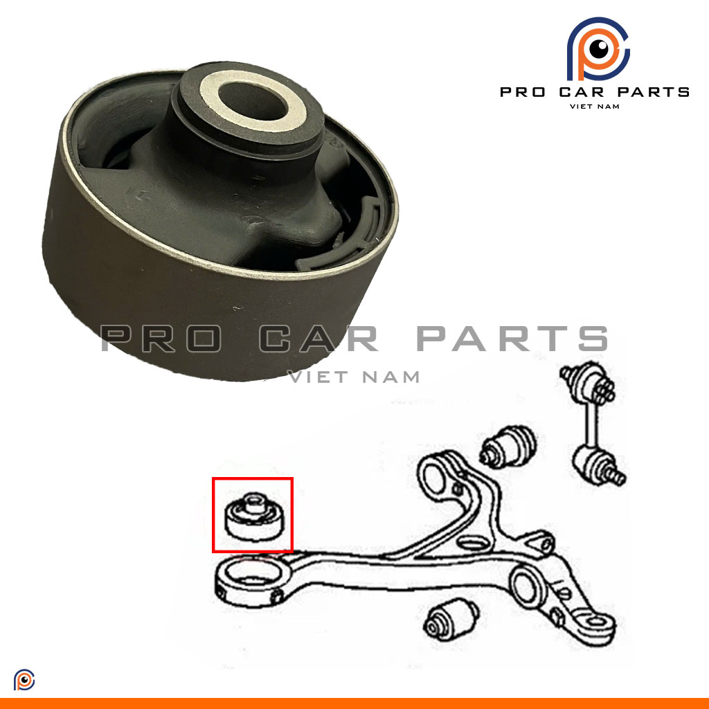 Cao su càng A dưới lớn Accord 2002-2008