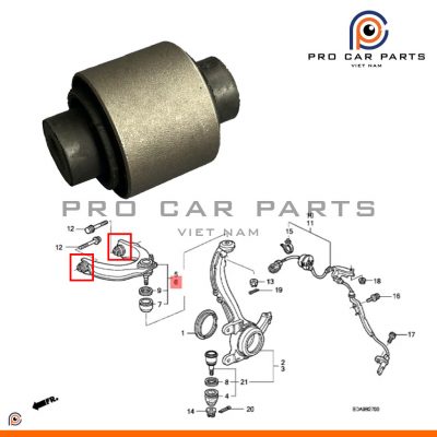 Cao su càng A trên Accord 1998-2013