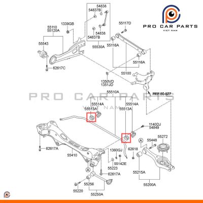 Cao su cân bằng sau Avante 2011-2016