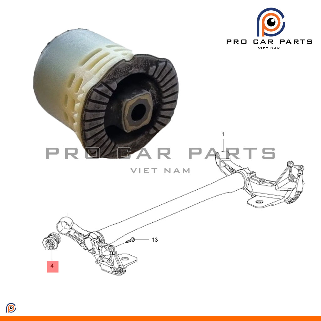 Cao su cầu sau Cruze 2008-2018