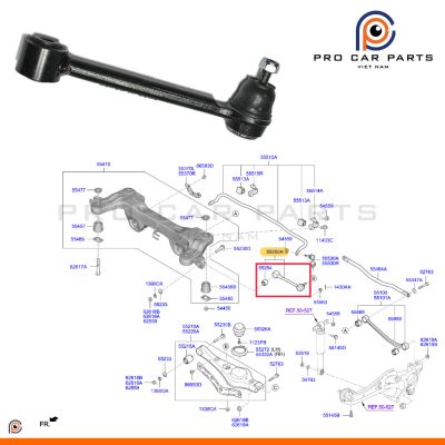 Thanh giằng ngang sau kia sedona 2014-2021
